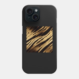 Stylized Tiger Fur - Printed Faux Hide #15 Phone Case