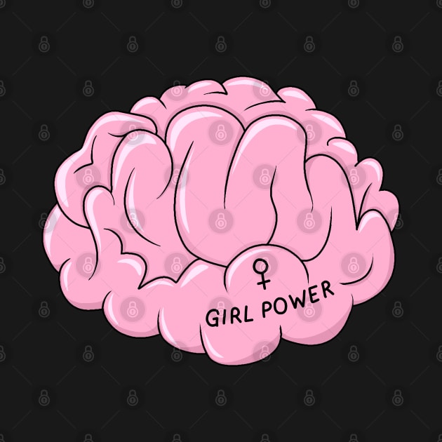 Girl Power Brain by valentinahramov