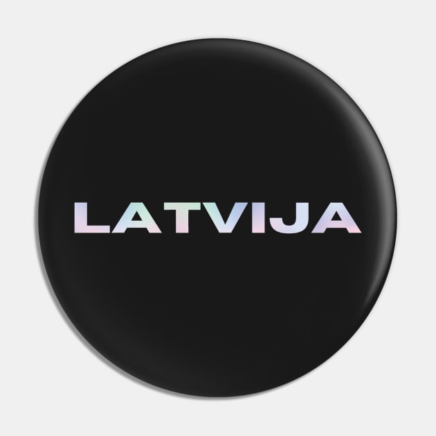 Latvija Latvia Pin by LukjanovArt