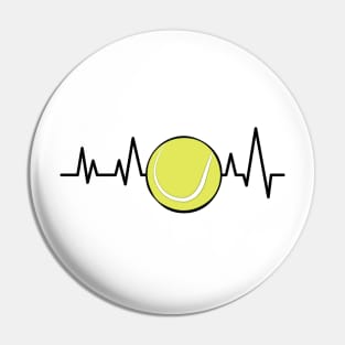 Heartbeat Pulse - Tennis Pin