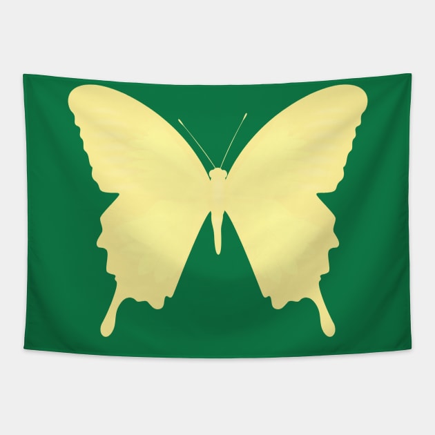 Butterfly Cream Tapestry by TheDaintyTaurus