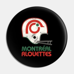 Montreal Alouettes Football Team Helmet Pin