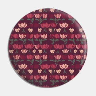 Tulips Flower Seamless Pattern V2 Pin