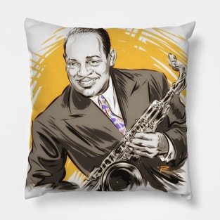 Coleman Hawkins - An illustration by Paul Cemmick Pillow