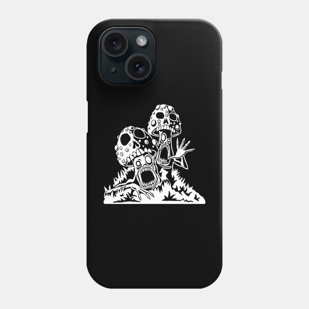 Zombie Mushroom Phone Case by GregNowachek