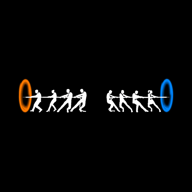 Portal Tug of War by BrotherAdam