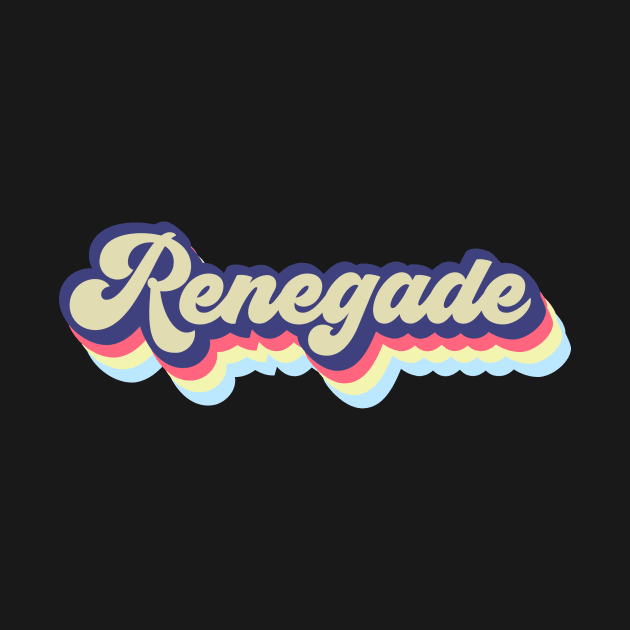 Renegade Typography by StylishTayla