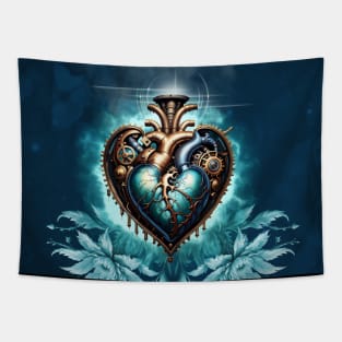 Wonderful elegant steampunk heart. Tapestry