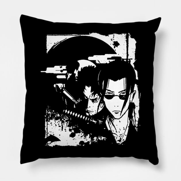 Champloo Grunge Pillow by opawcreate