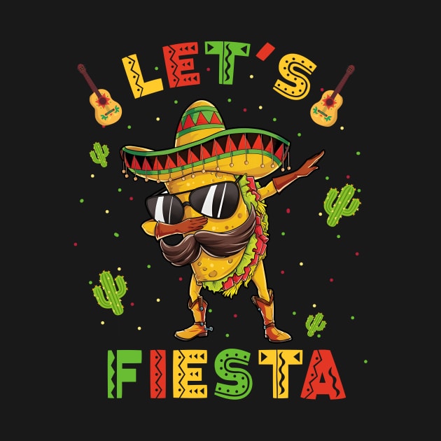 Let's Fiesta Taco Cinco De Mayo Boys Men Kids Mexican Party by Tater's 