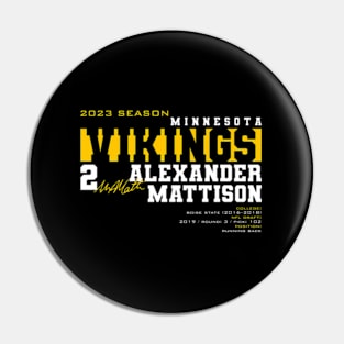 Mattison - Raiders - 2024 Pin