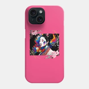 Before you speak, Is it true, is it kind, is it necessary? Asian Geisha Girl Phone Case