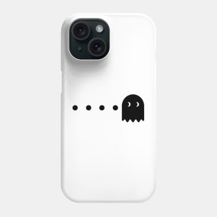 Pacman Ghost Black Phone Case