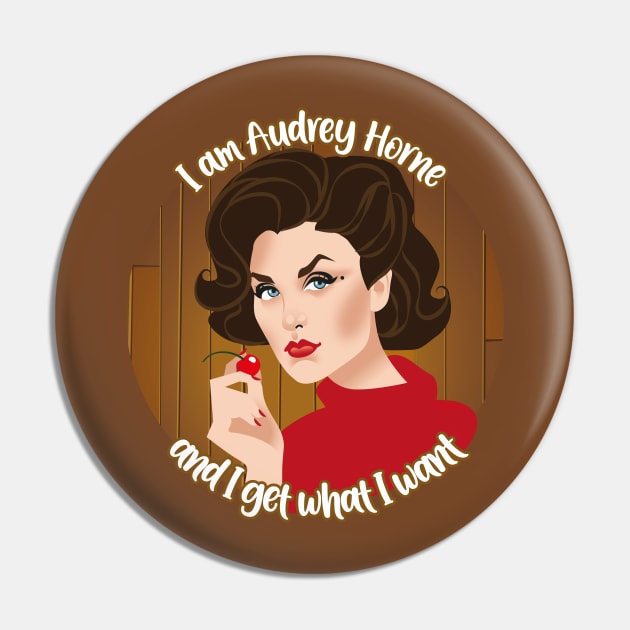 Audrey Horne Pin by AlejandroMogolloArt