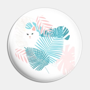 Tropical Cat Pin