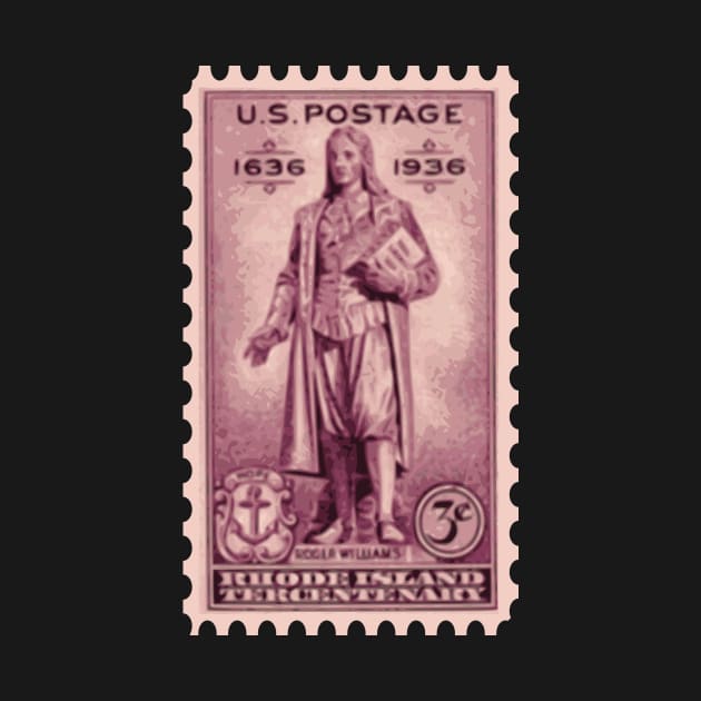 Roger Williams - Rhode Island Stamp by jw608