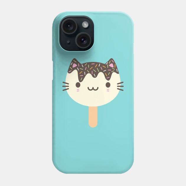 Kawaii Summer Ice Lolly Popsicle Cats Phone Case by marcelinesmith