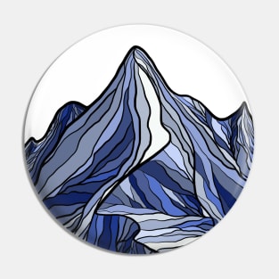 Abstract Mountain Pin