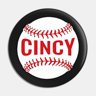 Cincy Baseball Pin