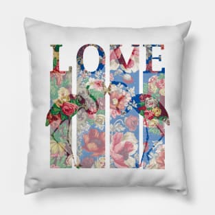 Flamingos in love Pillow