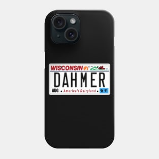 Jeffrey Dahmer - Wisconsin License Plate Phone Case
