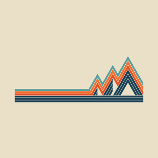 Retro Mountain Lines T-Shirt