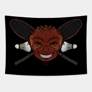 Badminton Devil (no caption) Tapestry