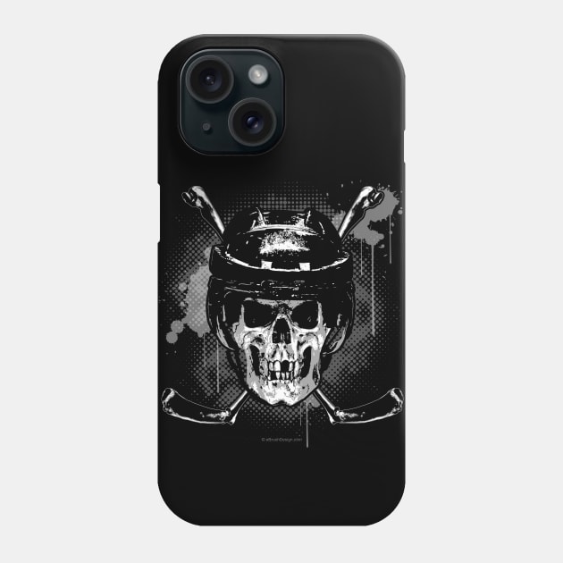 Hockey Skull Phone Case by eBrushDesign