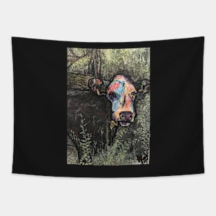 Cow of Many Colors Tapestry