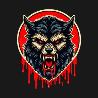 Werewolf Horror, Halloween Fan Lycanthrope Folklore Graphic T-Shirt