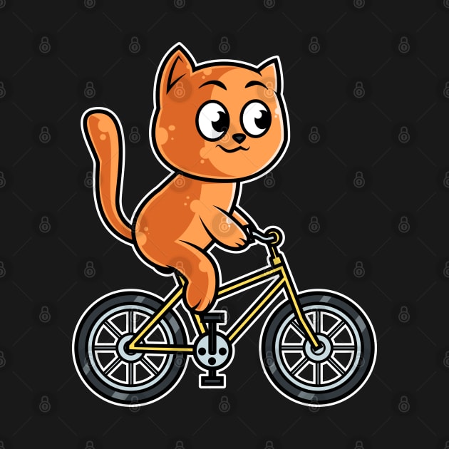 Cat Bicycle Cyclist Cycling graphic by theodoros20