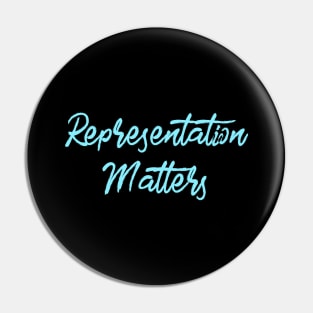 'Representation Matters' Social Inclusion Shirt Pin