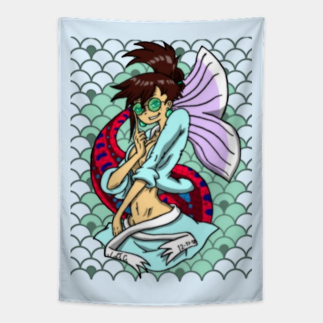 Mermaid Ren Tapestry by TeeJay93