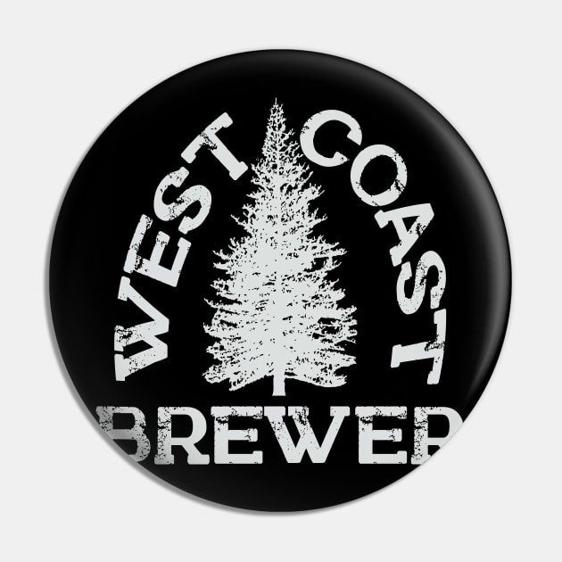 West Coast Brewer in White Pin by Magnetar