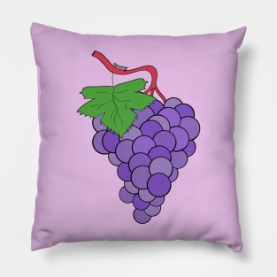 Delicious grapes Pillow