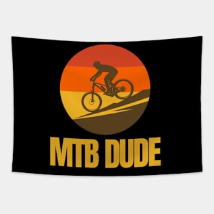 MTB Dude Shirt, Mountain Biking Shirt, Mountain Bike Shirt, Mtb Shirt, Mountain Biker, Mtb Bikes, Downhill Bike, Mtb Riders, Mountains Tapestry