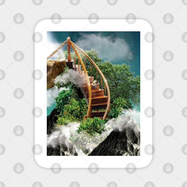 Stairway to Heaven Magnet by Frajtgorski