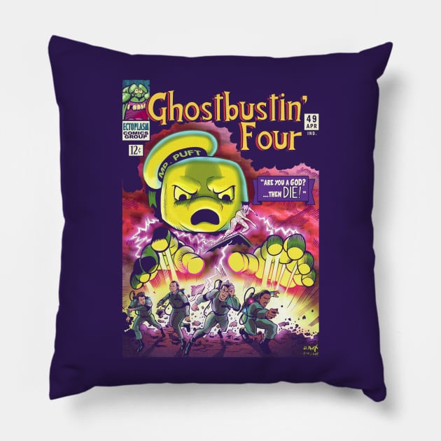 Ghostbustin' Four #49 Pillow by DonovanAlex