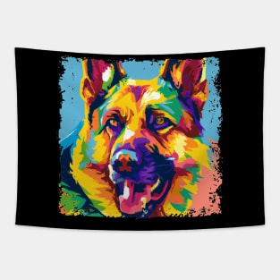 German Shepherd Dog Pop Art - Dog Lover Gifts Tapestry