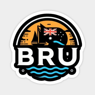 BRU Logo Magnet