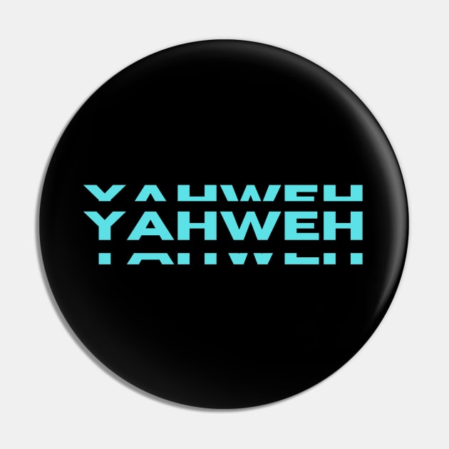 Yahweh | Christian Typography Pin by All Things Gospel