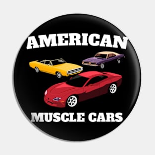 Dodge American Muscle Car Pin