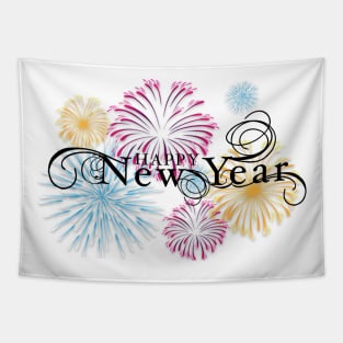 Happy New Year Tapestry