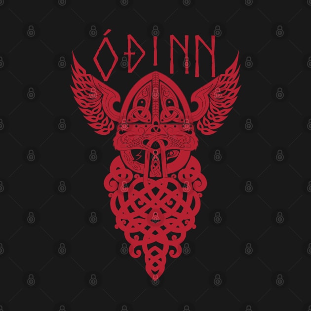 Odin Norse God Pagan Viking Mythology Allfather by Blue Pagan