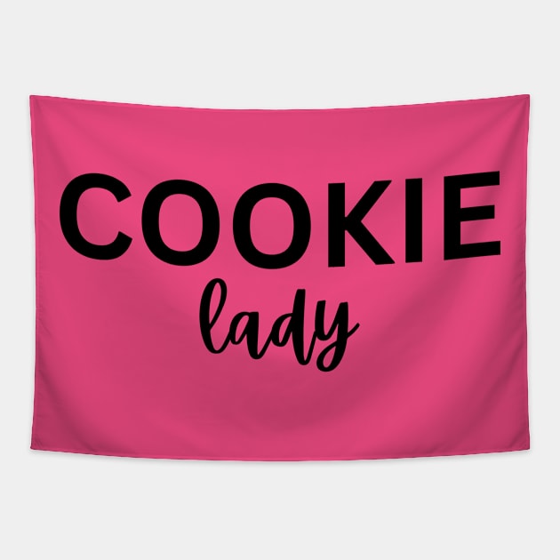 Love Freshly Baked Cookies-Cookie Lady Tapestry by UltraPod