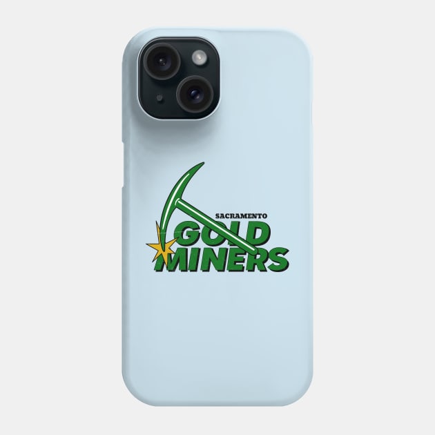 Defunct Sacramento Gold Miners Football 1993 Phone Case by LocalZonly