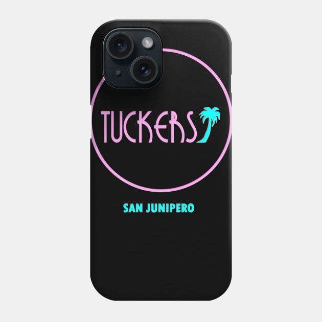 Black Mirror Tucker's Bar San Junipero Phone Case by RobinBegins