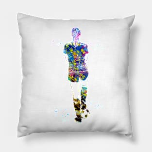 Soccer Player Girl Pillow