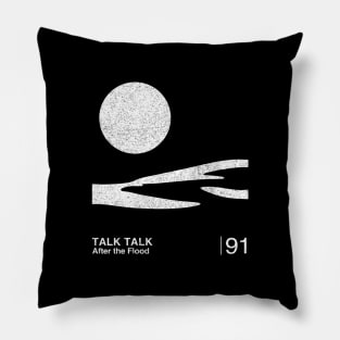 After The Flood / Minimalist Graphic Artwork Design Pillow