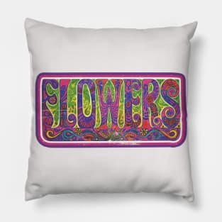 Hippie flowers Pillow